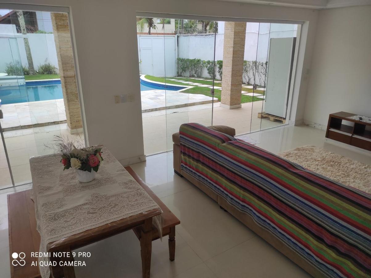Casa Com Piscina A 150M Da Praia Da Enseada Гуаружа Экстерьер фото